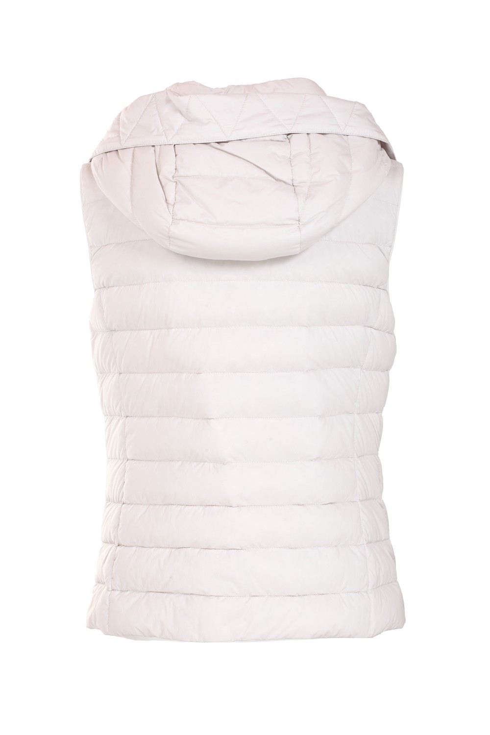 shop MOORER Saldi Gilet: Moorer Gilet piumino "TINNARI S3"  media lunghezza.
Ha un pratico cappuccio staccabile. 
Chiusura centrale con zip in metallo.
Tasche chiuse con zip. 
Vestibilità regolare.
Composizione: 95% Poliammide 5% Poliuretanica.
Fabbricato in Italia.. TINNARI S3-IVORYU0119 number 148134